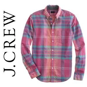 J Crew Men Madras Indian Inspired Cotton Size SML